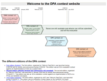 Tablet Screenshot of dpacontest.org